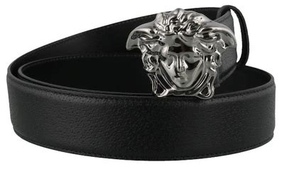 versace palazzo calf leather belt|Versace Palazzo Belt Calf Leather Black .